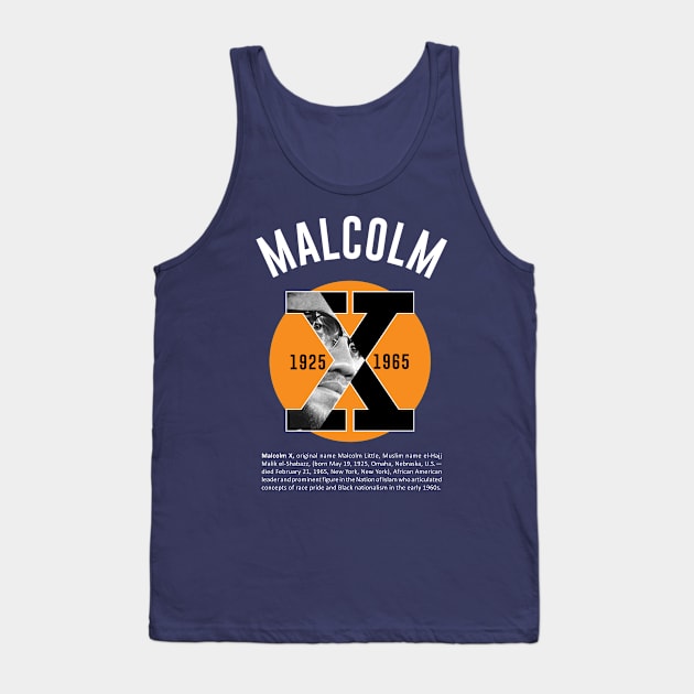 malcolm X Tank Top by ZUNAIRA